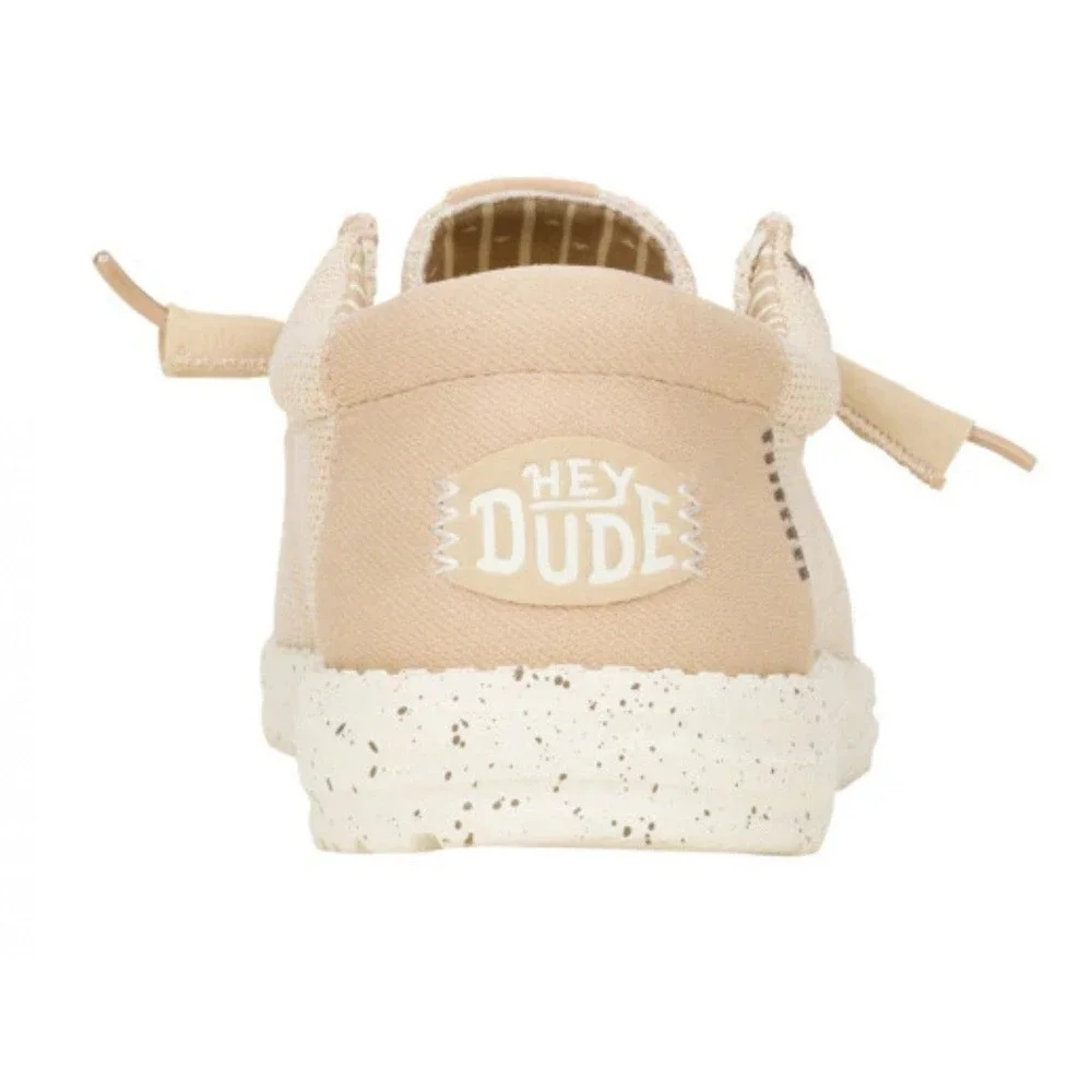 Hey Dude Wally Stretch Sox Irish cream egret Men's Sz 9 41898-OLZ $60 NWT